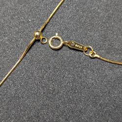 ゴールドルチル クォーツ ペンダント シルバー925 ネックレスチェーン付 金針が盛りだくさんの水晶 お守り効果 天然石 8枚目の画像