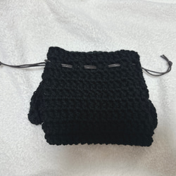 手編みわんこ♡ ダックスのふわふわポーチ♡かぎ編みハンドメイド♡ 2枚目の画像