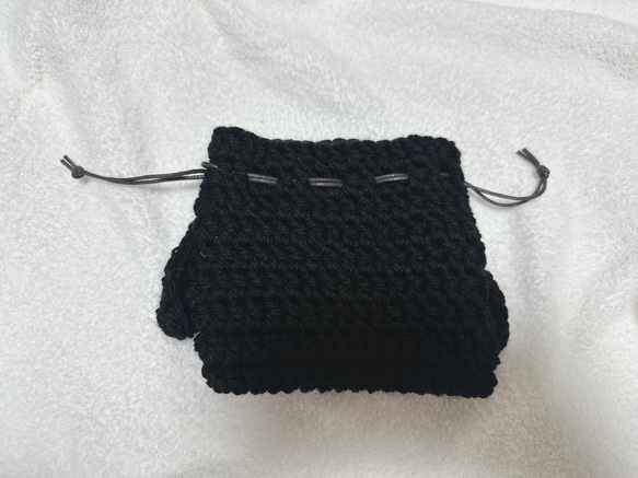 手編みわんこ♡ ダックスのふわふわポーチ♡かぎ編みハンドメイド♡ 2枚目の画像