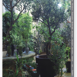 光触媒　人工観葉植物　ウォールグリーン　フェイクグリーン　ガジュマルコアッド 7枚目の画像
