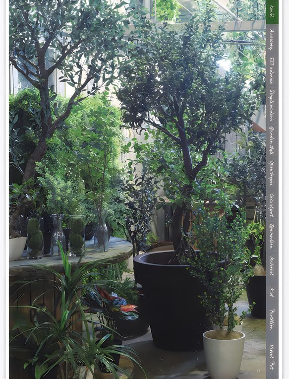 光触媒　人工観葉植物　ウォールグリーン　フェイクグリーン　ガジュマルコアッド 7枚目の画像