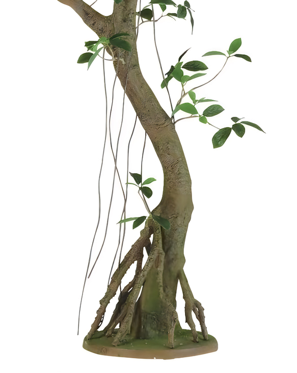 光触媒　人工観葉植物　ウォールグリーン　フェイクグリーン　ガジュマルコアッド 4枚目の画像