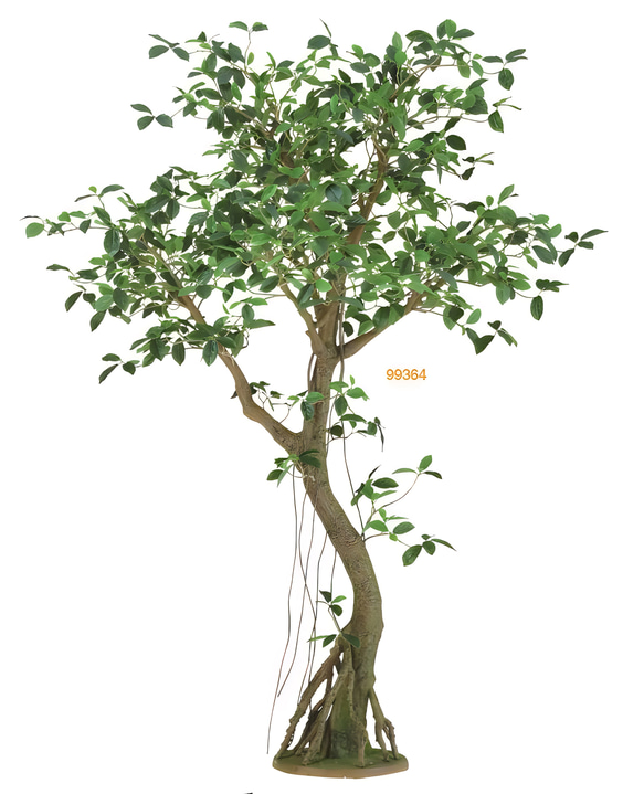 光触媒　人工観葉植物　ウォールグリーン　フェイクグリーン　ガジュマルコアッド 2枚目の画像