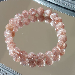 ✨キラキラ✨スーパーセブン 花火クォーツ ブレスレット 大玉 ☆幻の逸品！まるで夜空に咲く花火☆美しく煌めくニードル状