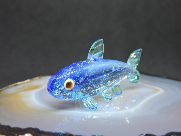 ガラス　造形作品　　目白 ガラスの造形・ちっこい魚 6匹目 その他置物 硝子細工屋 通販