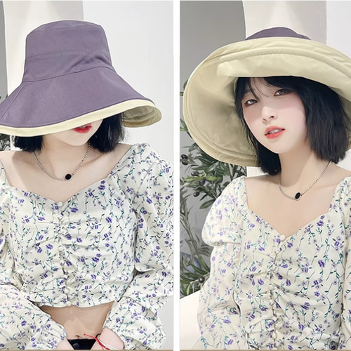 漁師帽女夏は紫外線や日よけの日よけ。 （帽子女性夏のつば付き