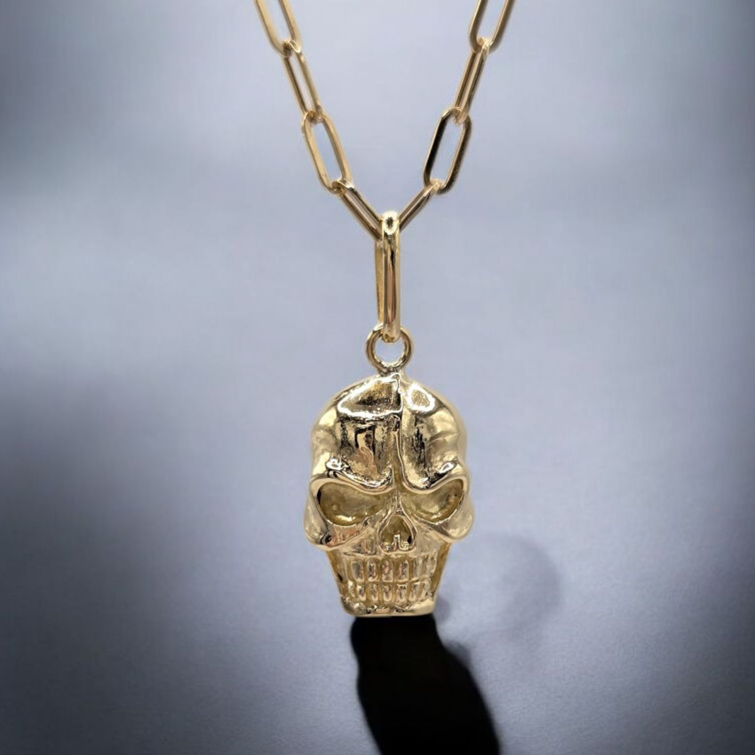 K18　スカル　ペンダント