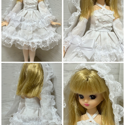 アイシードール　ピュアニーモフレクションS ホワイト　白肌　カスタムドール 4色展開】リカちゃん・アイシードール・ピュアニーモフレ