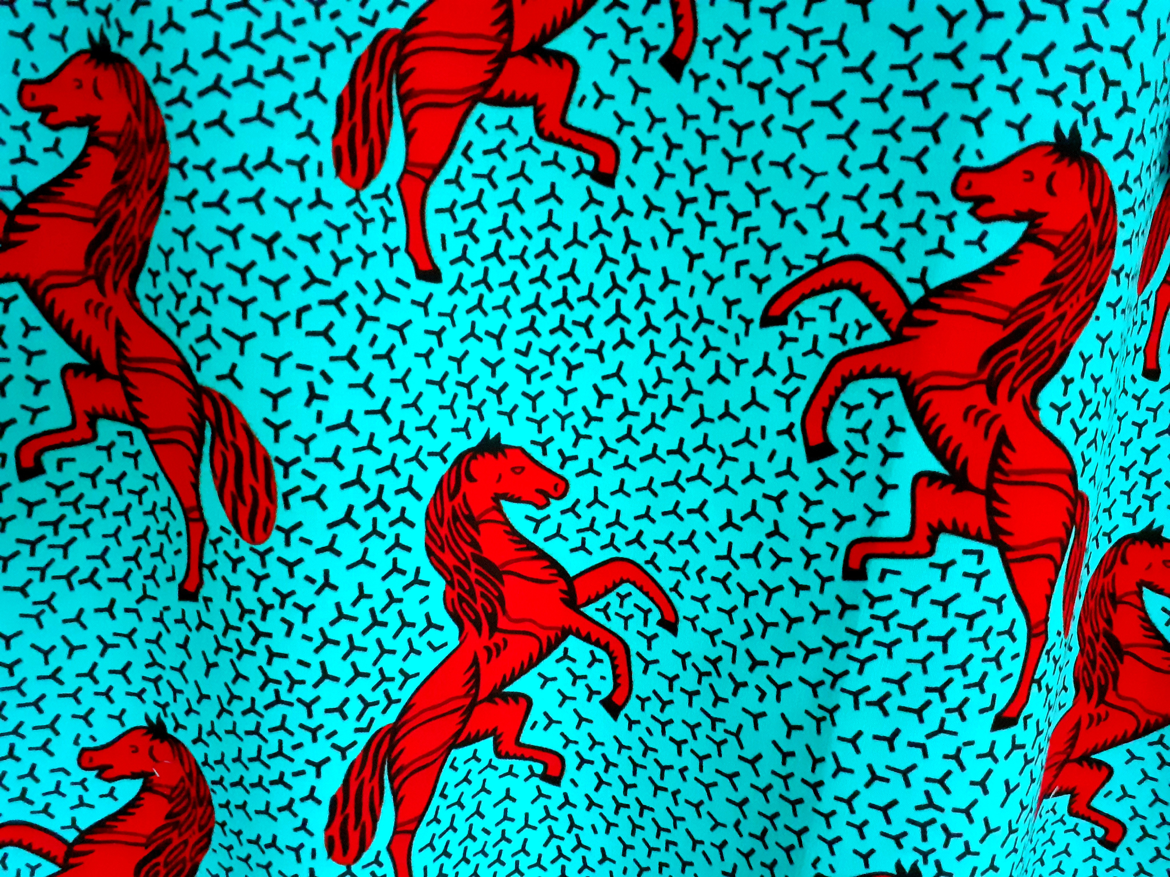 アフリカ布巻きスカート