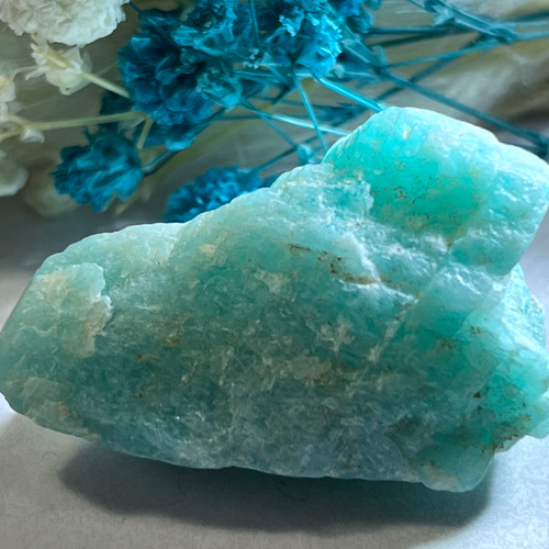 ★特選一石★希望の石♢ホープストーン【クリアアマゾナイト♢ラフ原石さざれ】❤️ ☆特選一石☆希望の石♢ホープストーン【クリアアマゾナイト