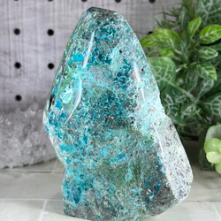 女神の石✨ クリソコラ 珪孔雀石 原石 置物 天然石 東洋占星術師の娘