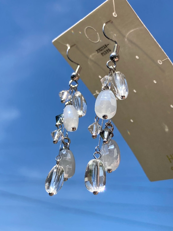 p224 雫のピアス ピアス（フック・チェーン） HKH accessory 通販