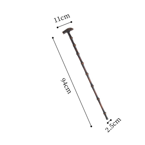 竹根T型杖 軽量杖 竹製ステッキ 手作り杖 父の日ギフト 登山用ステッキ