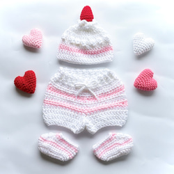 ④♡ハートのあみぐるみ4個セット♡ あみぐるみ SHUSE 通販 16588936