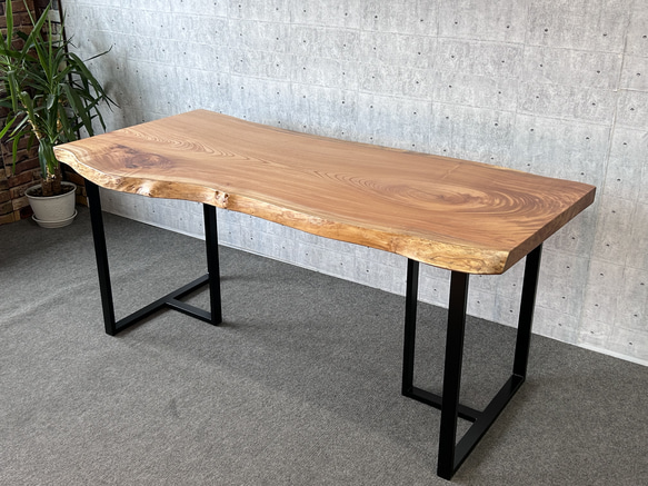 一枚板 ケヤキ無垢板 160cm 高さ70cm 机・デスク easy F style