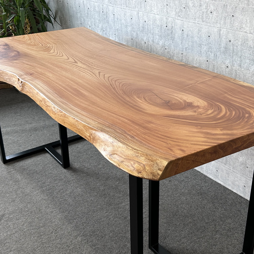 一枚板 ケヤキ無垢板 160cm 高さ70cm 机・デスク easy F style