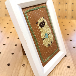 SHEEP`s Break Time　刺繍フレーム 2枚目の画像