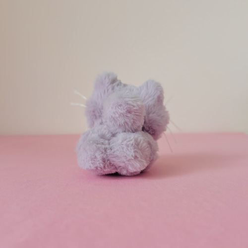 ゴローン！寝そべりラベンダー 手のひらサイズ ネコのぬいぐるみ③