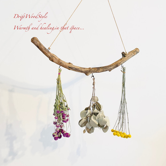 流木インテリア 無骨で古木風な天然流木のハンガーフック 流木ハンガー ハンギング ウォールデコ 北欧 N23 2枚目の画像