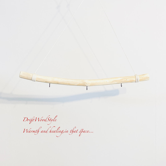 流木インテリア 無骨で古木風な天然流木のハンガーフック 流木ハンガー ハンギング ウォールデコ 北欧 N24 5枚目の画像