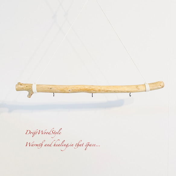 流木インテリア 無骨で古木風な天然流木のハンガーフック 流木ハンガー ハンギング ウォールデコ 北欧 N26 5枚目の画像