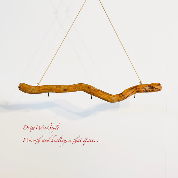 流木インテリア 無骨で古木風な天然流木のハンガーフック 流木ハンガー ハンギング ウォールデコ 北欧 N27 5枚目の画像