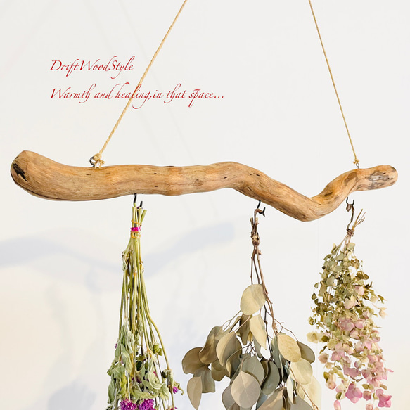 流木インテリア 無骨で古木風な天然流木のハンガーフック 流木ハンガー ハンギング ウォールデコ 北欧 N27 4枚目の画像