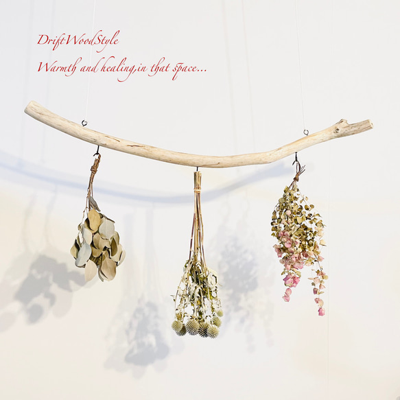 流木インテリア 無骨で古木風な天然流木のハンガーフック 流木ハンガー ハンギング ウォールデコ 北欧 N28 1枚目の画像