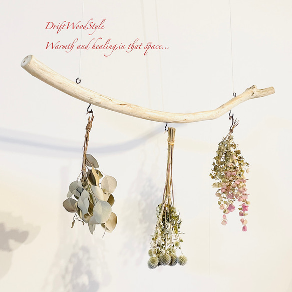 流木インテリア 無骨で古木風な天然流木のハンガーフック 流木ハンガー ハンギング ウォールデコ 北欧 N28 2枚目の画像