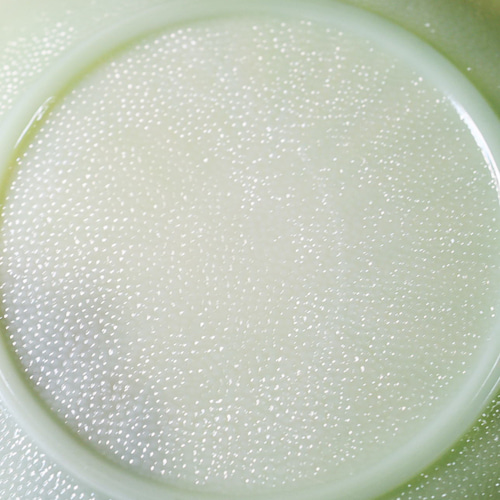 Fire King Jade-ite ジェダイ リーフ＆ブロッサム【sa639】 中皿