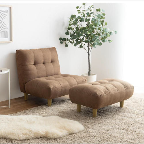 Newカラー登場 3色展開 1人掛け オットマン付き ふわふわ もちもち