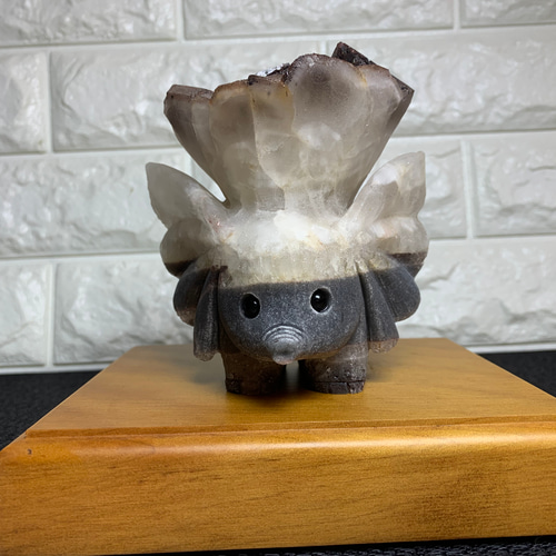 天然水晶彫刻いちごスーパー七骨原石鉱石透明素材極美1kg希少#大