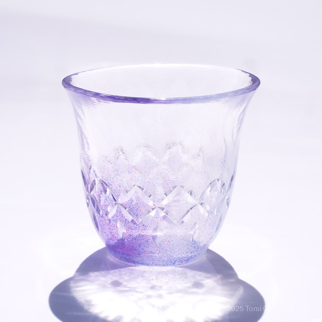 【新感覚】江戸切子／キリッカ／タンブラー／ライラック／ECEG502-03