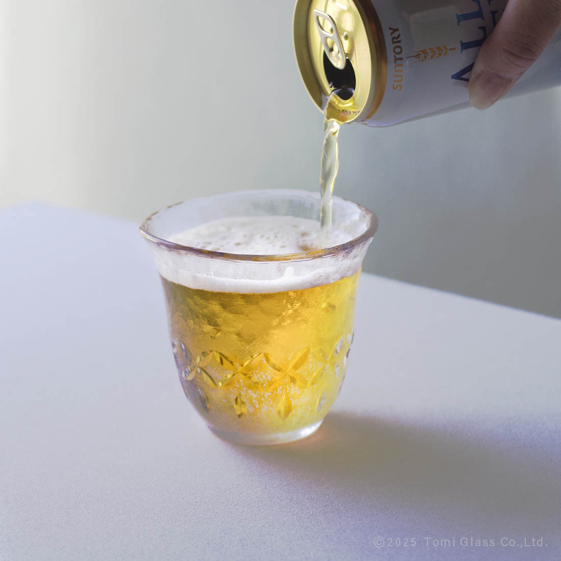 【新感覚】江戸切子／キリッカ／タンブラー／ライラック／ECEG502-03