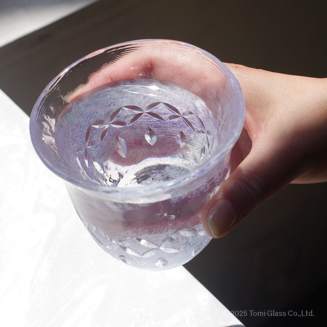 【新感覚】江戸切子／キリッカ／タンブラー／ライラック／ECEG502-03