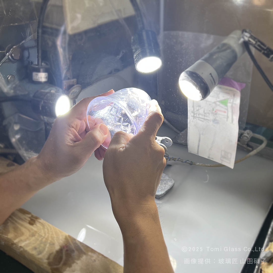 【新感覚】江戸切子／キリッカ／タンブラー／ライラック／ECEG502-03