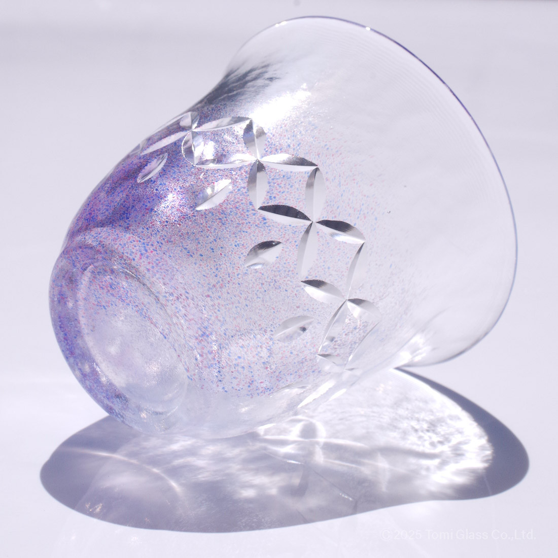 【新感覚】江戸切子／キリッカ／タンブラー／ライラック／ECEG502-03