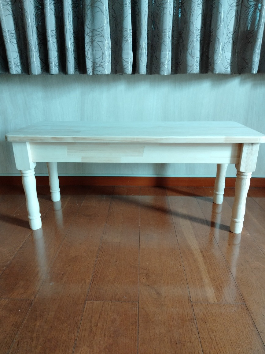 オーダー製作　ろくろ脚のベンチ　【900×350×420】