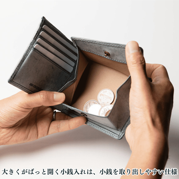 二つ折り財布 classico クラシコ・ゴースト 9枚目の画像
