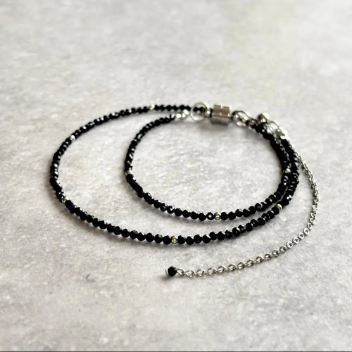 ★特選一品★自己実現♢勝利を呼ぶ石【40cm♦︎ブラックスピネル】❤️ ☆特選一品☆自己実現♢勝利を呼ぶ石【40cm♦︎ブラックスピネル