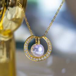 ラコルセア】ノンカラー4-4.5mmアコヤ海水真珠ネックレス カラフルな