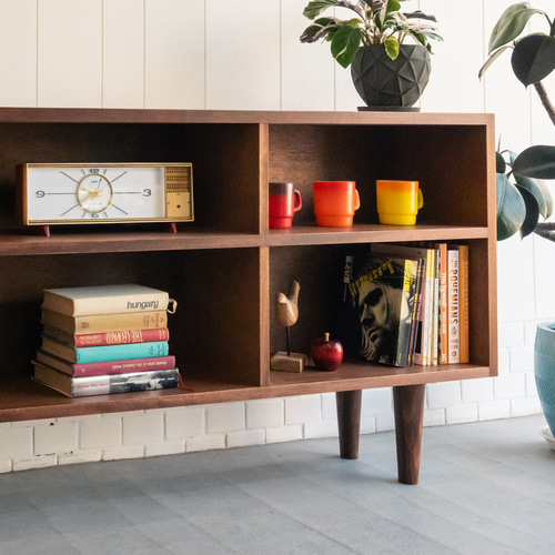 BOOK LOVER'S SHELF 北欧 ビンテージ ミッドセンチュリー サイド