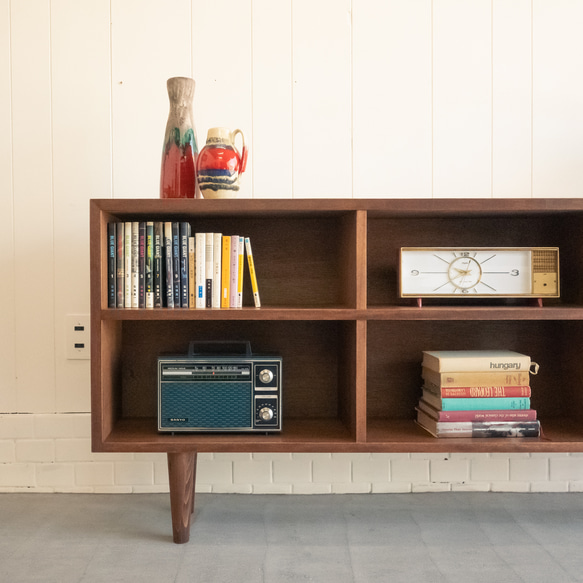 BOOK LOVER’S SHELF  北欧　ビンテージ　ミッドセンチュリー　サイドボード　本棚　 3枚目の画像