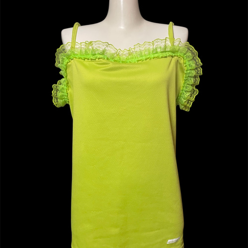 Re:Camisole ゲームシャツキャミソール 蛍光イエロー タンクトップ