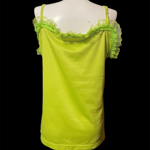 Re:Camisole ゲームシャツキャミソール 蛍光イエロー タンクトップ  