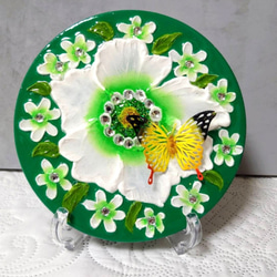 アクリル画 テクスチャーアート 「花瓶と花」F3 絵画 このりん 通販