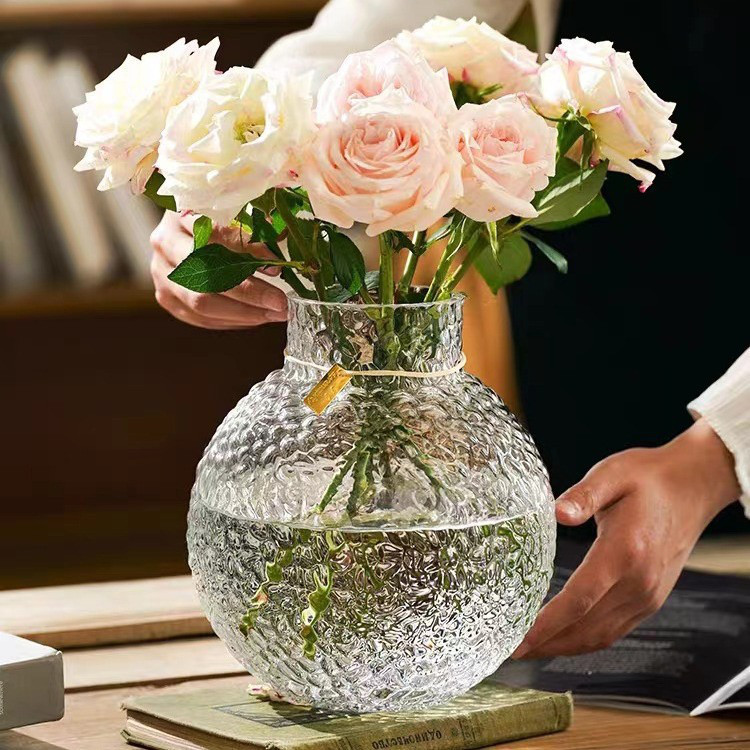 CRYSTAL 花瓶 ガラス製 まとめて GLASS フラワーベース 花器 8点