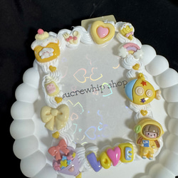 トレカケース ホイップデコ チョコミント ミントグリーン リボン