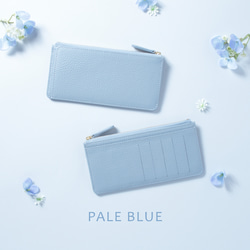 【New】お札を折らないフラグメントケース/コンパクト長財布　イタリアンレザー【ニュアンスカラー】 4枚目の画像