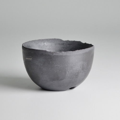 新作】 Crack Bowl - Silver Black 鉢 甕器鉢 甕器 オンギ 植木鉢 陶器